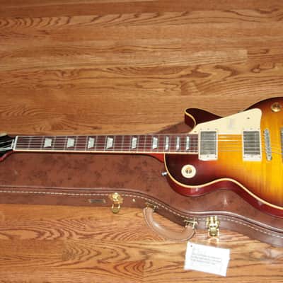 7.7 lbs! 2018 Gibson 1958 Les Paul Historic Reissue! R8 58 Dark Bourbon Fade Custom Shop TH Specs image 5