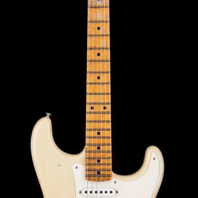 Fender Custom Shop 50s Strat Relic/Closet Classic Hardware - Super Faded Aged Olympic White #80049 image 5