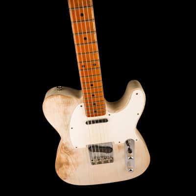 Used 2024 Fender Custom Shop Masterbuilt Paul Waller 1957 Telecaster Heavy Weathered White Blonde with OHSC image 4
