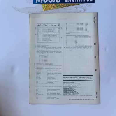 Kenwood Service Manual KR-8050 (KR-8850) 1979 image 2