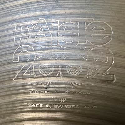 Paiste vintage 2002 black label sound edge 1042 grams & formula 602 913 grams 14" Hi-Hat pair 1970’s-80’s - Traditional VIDEO! image 8