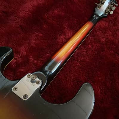c.1966- Vox V241 Bulldog Mosrite Style Solid Body Guitars Made in Italy Vintage Guitars “Sunburst” image 11