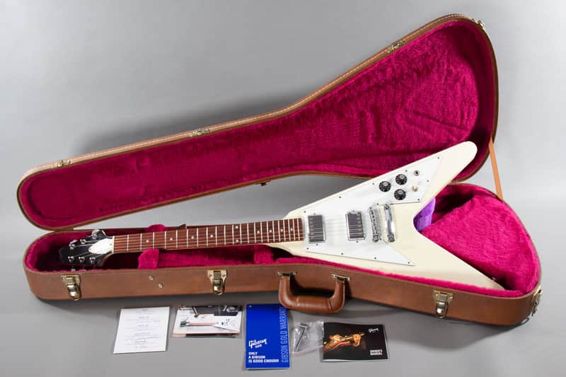 2015 Gibson Japan Limited 70s Flying V Classic White | Reverb