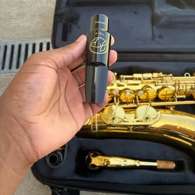 Jean Paul USA TS-400 Student Tenor Sax Outfit with Contoured Case 2010s - Clear-Lacquered Brass image 5