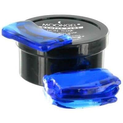 RTOM Moongel Drum Damper Pads - Blue 6-Pack image 5