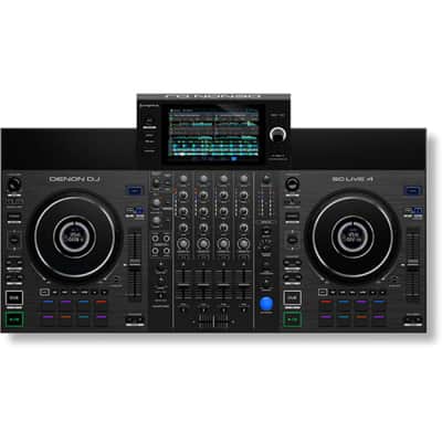 Denon SC Live 4 | WiFi Streaming, 4 Decks | 7in Touchscreen DJ Controller with Built-in Speakers image 10
