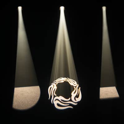 Chauvet DJ EVE E-100Z | 100W Warm White LED Ellipsoidal | Manual Zoom & Gobo Projection image 12