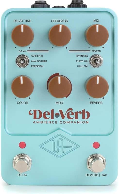 Universal Audio DEL-VERB Ambience Companion Reverb and Delay Pedal image 1
