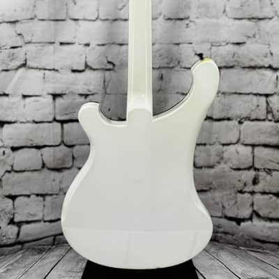 1995 Rickenbacker 4003 4-String - White with Black Hardware/Black Trim image 7