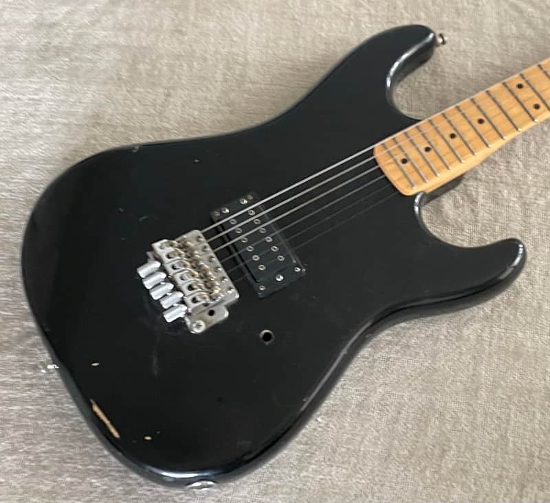 1980's Hondo ZX-100 Guitar Floyd Rose Tremolo + Grover Tuners