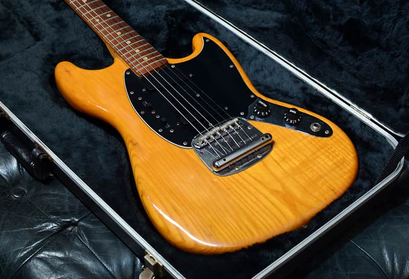 Fender USA Mustang Natural 1977' image 1