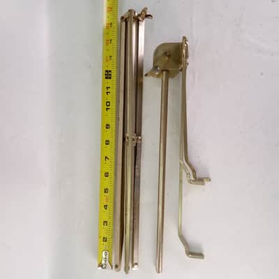 Ludwig/Leedy Snare Drum Stand Nickel Vintage 30s Antique Light-Weight Complete image 4
