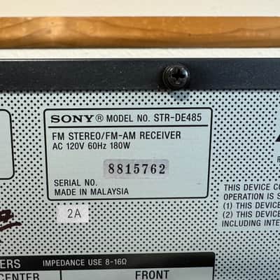 Sony STR-DE485 Receiver HiFi Stereo Vintage Home Theater 5.1 Channel Radio AVR image 6
