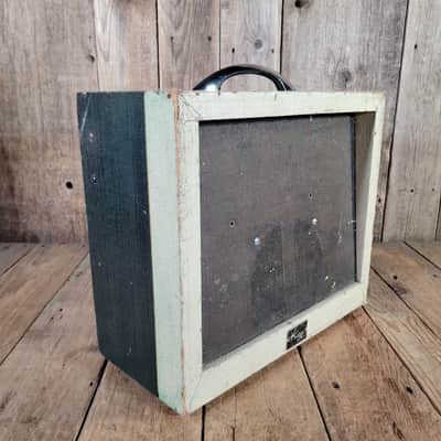 Kay K-504 Amplifier 1960s Cab with Mojotone Princeton Amp Kit Built In 2017 - Black and Creme image 3