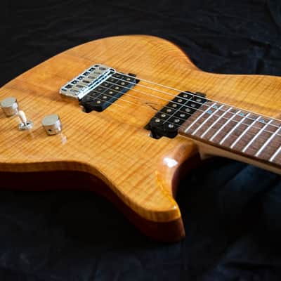 2019 Highline Guitars Bravo Flamed Maple Top Electric Guitar image 5