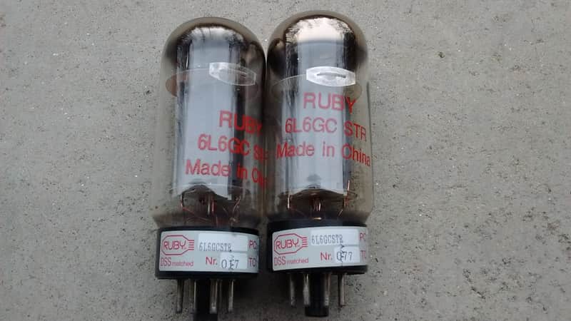 Ruby 6L6 5881 Tube Pair - NOS in Original Boxes - Tested! 5 image 1