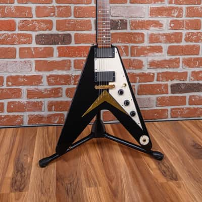 Gibson Custom Shop 58 Reissue Flying V-M Ebony 2008 w/OHSC (Mods) image 4