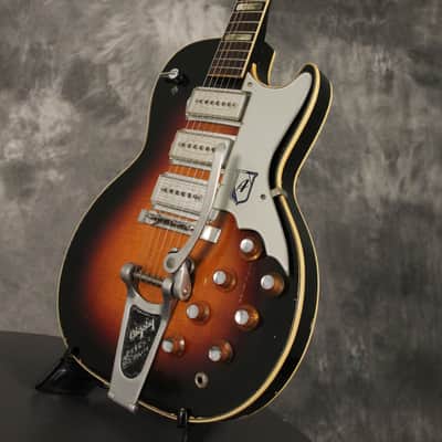 Airline 3 Kleenex Pickups w/original Bigsby Vibrato 1960s Sunburst image 9