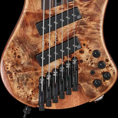 Ibanez EHB Ergonomic Headless Bass 6 String w/Bag Multi scale - Antique Brown Stained Low Gloss (EHB1506MSABL) image 13