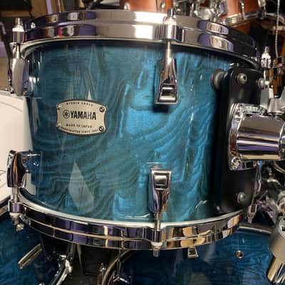 Yamaha  PHX Phoenix  - Sapphire blue Ash  made in Japan 4 pc drum set 22 10 12 16 image 4
