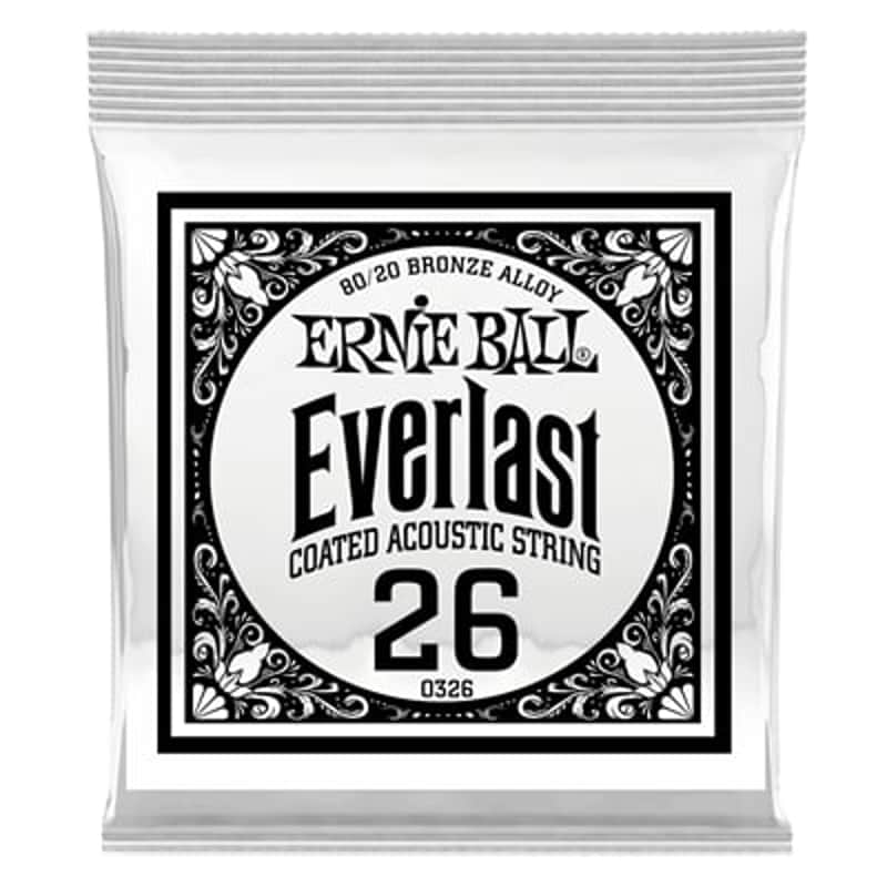 Ernie Ball Ernie Ball Everlast 80/20 Bronze Wound Single 026 B...
