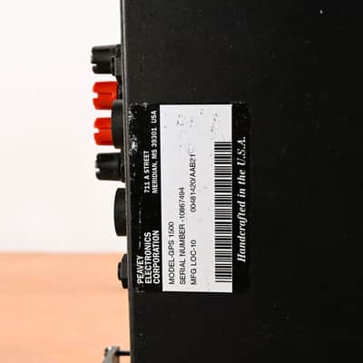 Peavey GPS 1500 2-Channel Power Amplifier CG01FZN | Reverb