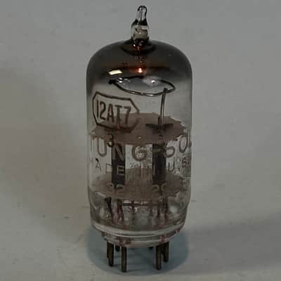 1950s Tung Sol 12AT7 ECC81 Vintage Gray Plate D Getter Preamp Tube! T516 image 1