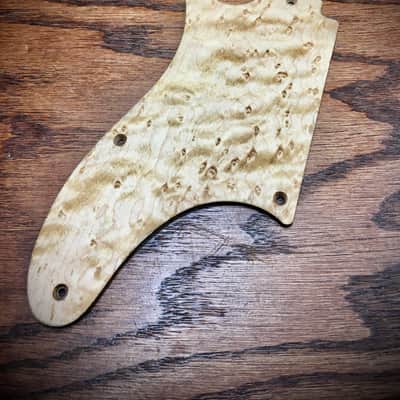 Van Dyke-Harms Telecaster Half-Pickguard, Wood, Birdseye Maple image 2
