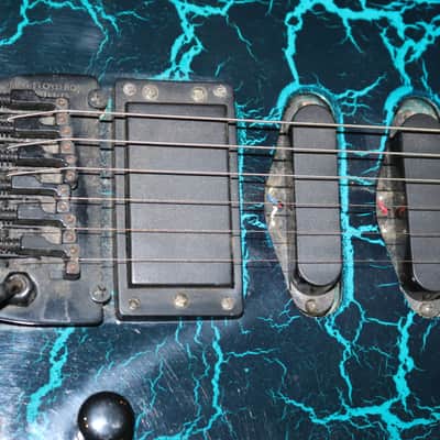 Vintage 1980s Super Strat - Crackle Finish - No Tariffs image 5