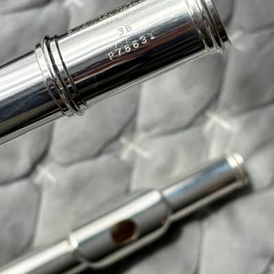 Gemeinhardt 3SHB Open-Hole Flute with Inline G, B-Foot 2010s - Silver-Plated image 3