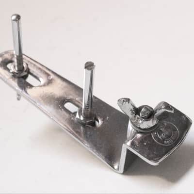 Leedy Rosewood Wood Block & Leedy Logo-Stamped Nickel Plated "Bull Dog" Holder /1920s-30s image 7