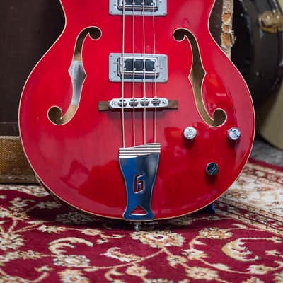 2012 Gretsch G5442BDC Double Cut Electromatic Bass - in Red image 3