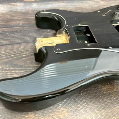 80s Charvel by Jackson Model-3A Body Black w/Kahler 2520 Fulcrum Tremolo/Plate image 7