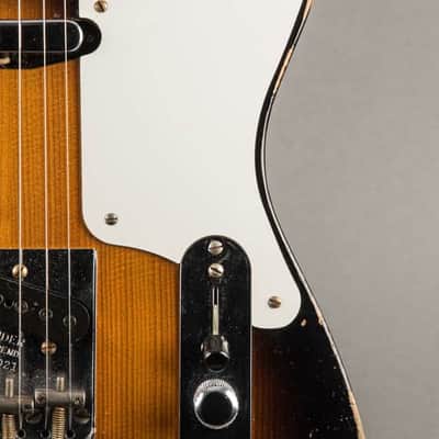 Fender Double Esquire Relic 2022, Custom Shop Limited Roasted Pine, Sunburst image 5