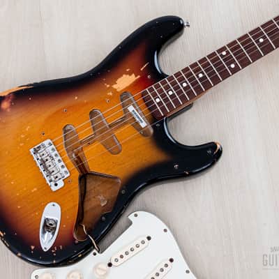 1999 Fender American Vintage ‘62 Stratocaster Sunburst, 100% Original w/ Hangtags, Case image 22