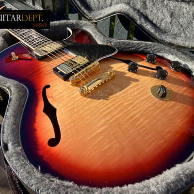 ♚RARE♚MINTY 2010 Gibson CUSTOM SHOP ES-137 Custom♚AAA♚EBONY♚TRIBURST♚COA♚335*339 image 22