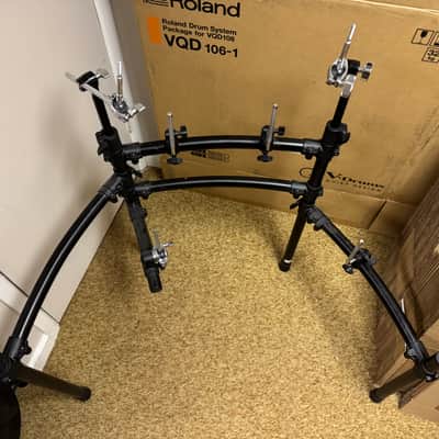 Roland MDS-9V V-Drum Rack Fully Loaded, 2 Cymbal Arms, 4 Pad Mounts - 051526 image 6