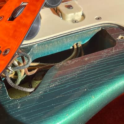 Rare! John Frusciante! Fender Jaguar 1965 - Ocean Turquoise image 17