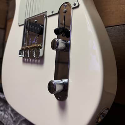 2026 Fender American Pro II Tele RW Olympic White w/case & upgrades image 3