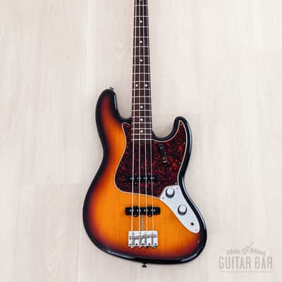 1994 Fender American Vintage ‘62 Jazz Bass Stack Knob Sunburst, 100% Original w/ Tweed Case image 2