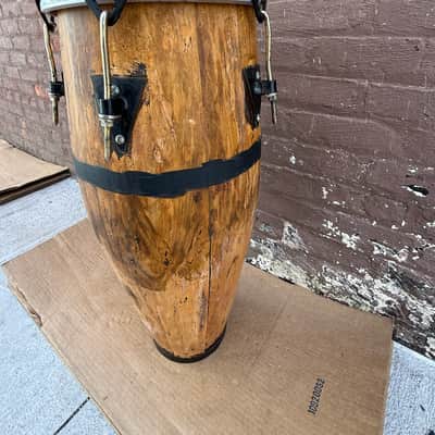 Unbranded 10.75" Wood Quinto Conga w/ Remo Symmetry Skyndeep Head – Used, Good Condition image 3