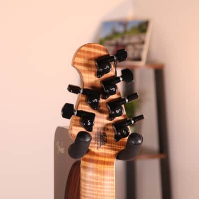 Musicman JP15 Electric Guitar - Roasted Maple Fingerboard, Flame Trans Black Burst image 21
