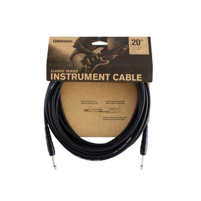 D'Addario Planet Waves Classic Series 20ft Instrument (Guitar) Cable - PW-CGT-20 image 4