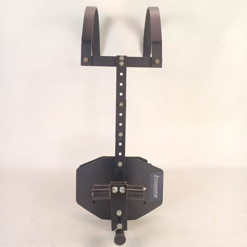 *Ludwig Black Marching Snare Drum Harness Carrier Block Logo USA Parade Mount image 1