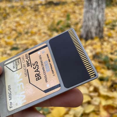 Korg RPC-011 “BRASS” Program Card (1989) for M1/M3R/M1R – Patch/Combi/Demo ROM image 3