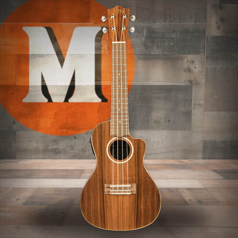 Lanikai All Solid Morado Concert Cutaway A/E Ukulele w/ Kula Preamp (MRS-CEC) image 1