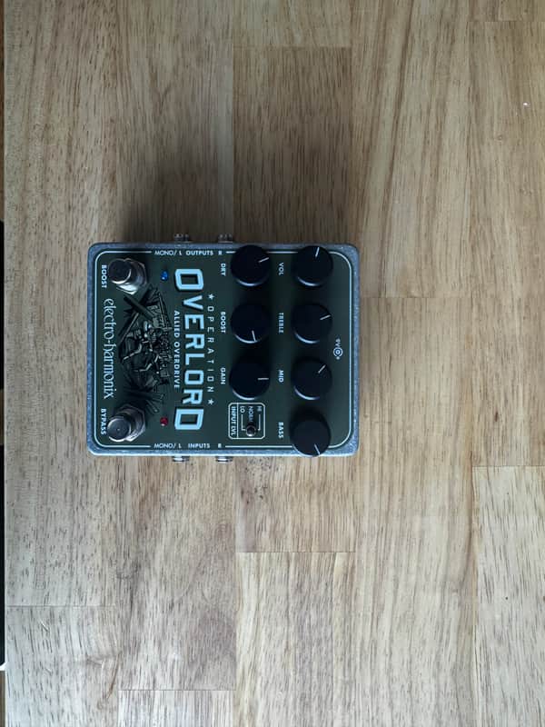 Electro-Harmonix Operation Overlord Allied Overdrive 2017 - Present - Army Green imagen 1