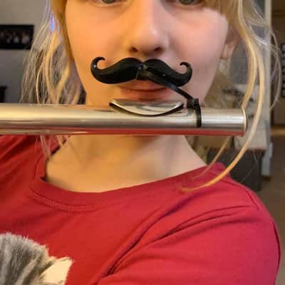 Brasstache Clip-on Mustache for Brass Mouthpieces Model:French Horn image 2