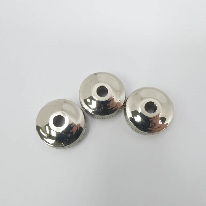 Adams A1 Trumpet Bottom Caps - Nickel Silver image 1