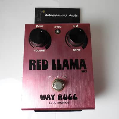 Way Huge WHE203 Red Llama MKII Overdrive Effects Pedal Free USA Ship image 1
